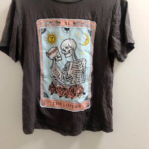 French Pastry, XI Tarot Card, The Lovers, Women's, Older Girls T-Shirt